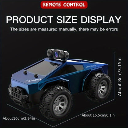 RC Off-Road Pickup Truck 1:28 Scale with 480P HD Camera, 2.4GHz App Control & Virtual Reality Function