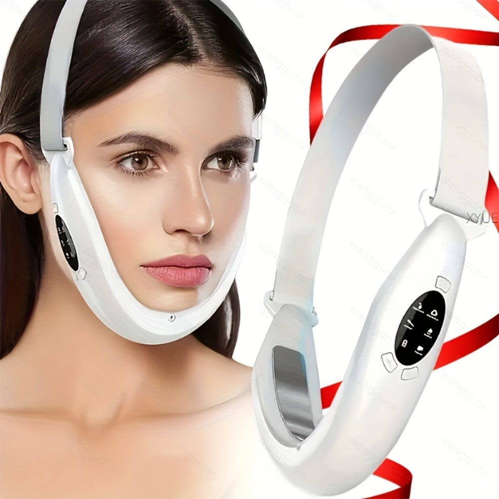 Face & Neck Massager Electric Vibration Lifting Tool - USB Rechargeable 400mAh Intelligent Beauty Device for Home or Salon Spa Use