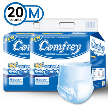 Adult Incontinence Underwear Disposable Pull Ups for Women & Men - Overnight Bladder Control Briefs