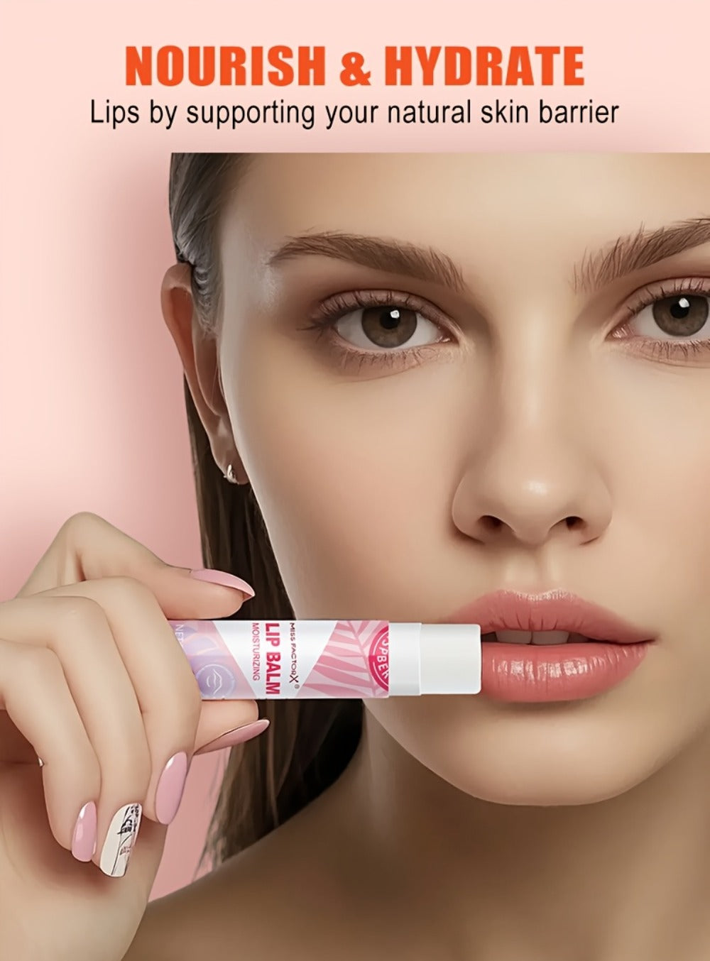 Fruit Flavored Lip Gloss Set 50 Pieces – Moisturizing Lip Balm Kit in 10 Colors, Hydrating Lip Care for Dry & Cracked Lips, Day & Night Use