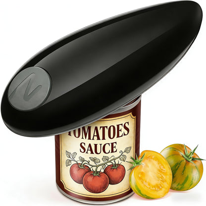 Automatic Can Opener Hands-Free | Electric Battery-Powered One-Touch Can Opener for All Can Sizes, Safe Smooth Edge
