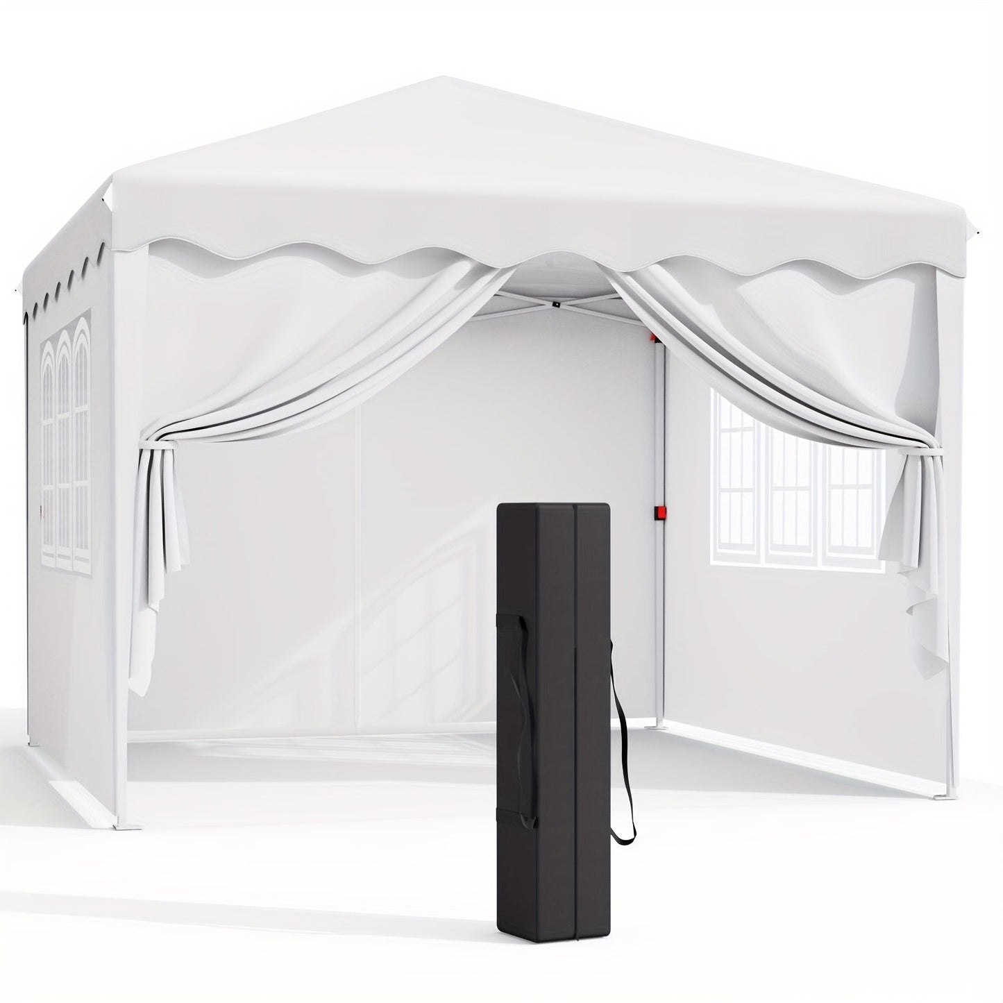 Pop Up Canopy Tent with Sidewalls, Outdoor Party Wedding Backyard for Garden, Patio and Yard Use