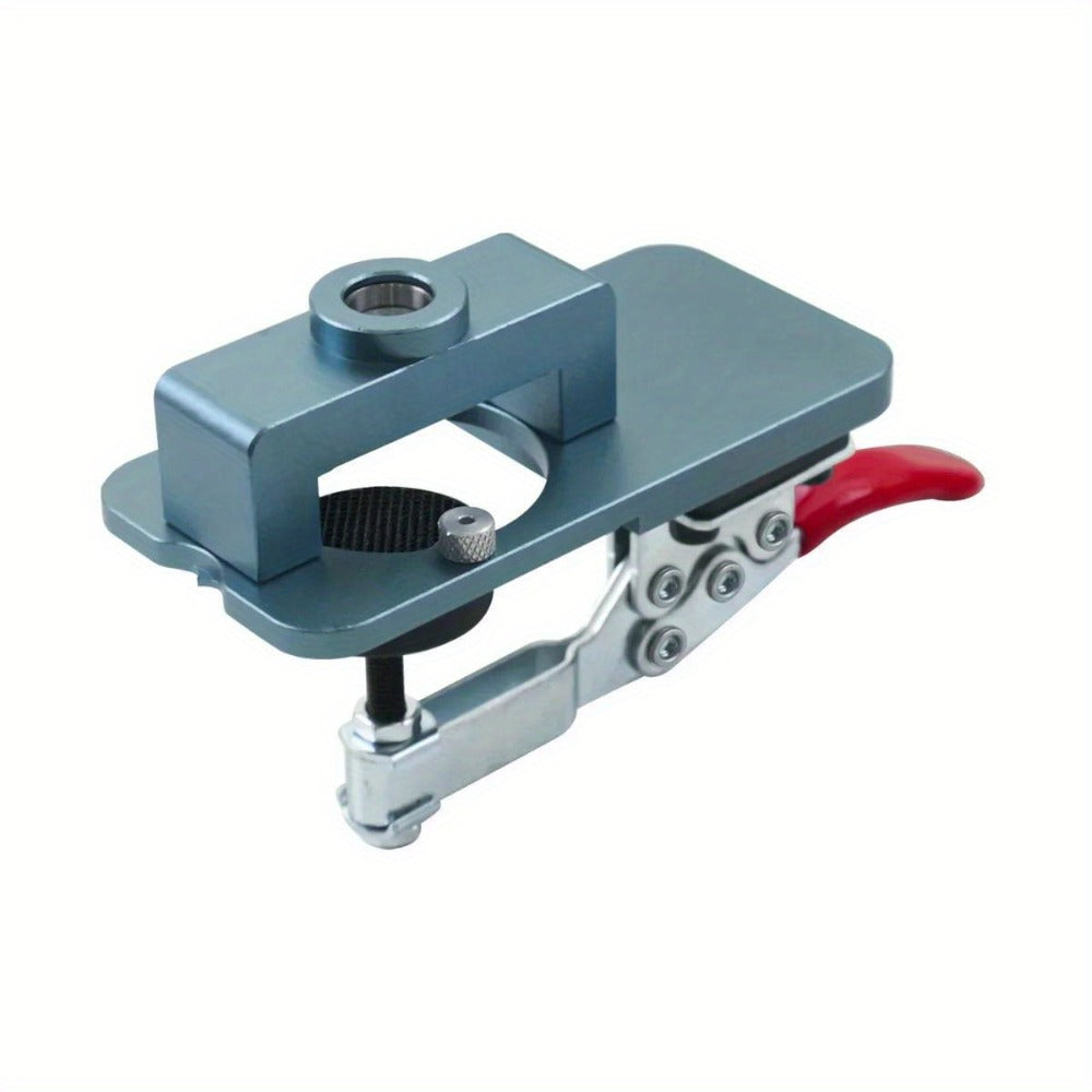 35mm Hinge Drilling Jig Kit Aluminum Alloy Cabinet Door Hinge Hole Opener Template Puncher Locator for Woodworking Door Cabinet Wardrobe