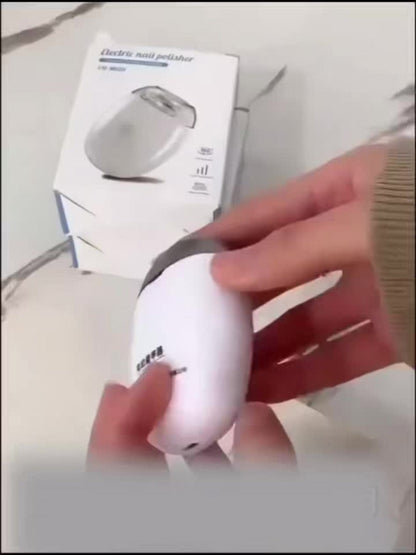 Electric Nail Clipper 2-in-1 Rechargeable USB Nail Trimmer Grinder Polisher Multifunctional Nail Care Tool