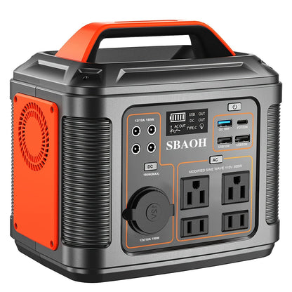 Portable Power Station, Solar Generator Camping RV Emergency Backup for an Everyday Personal Care Routine
