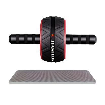 Ab Wheel Roller with Knee Pad – Core Strength & Balance Training, Abdominal Crunch Machine for Home Gym, Arm & Abs Muscle Toning