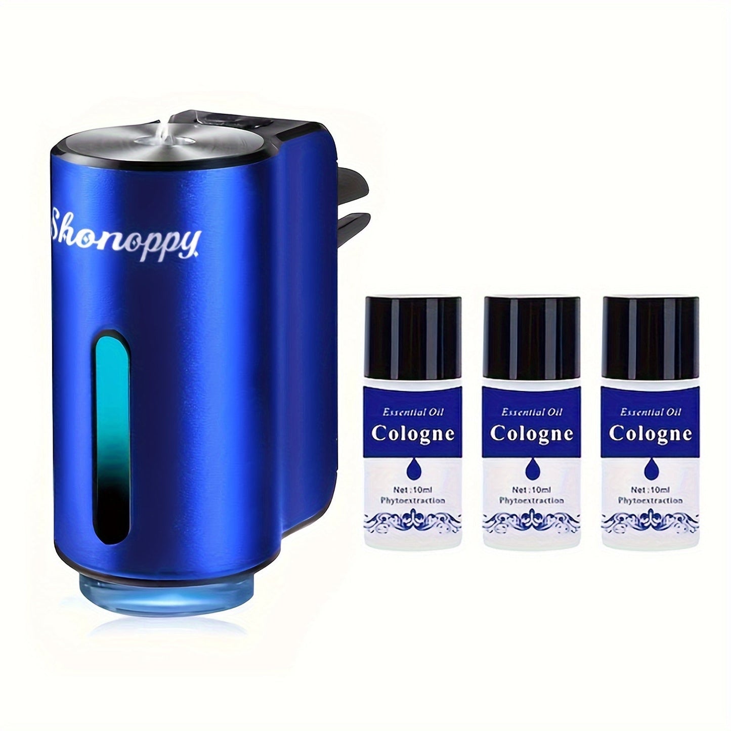 Car Air Freshener Diffuser USB Aromatherapy Humidifier with 3 6 10 Bottles Essential Oils for Entryways, Bedrooms and Living Spaces