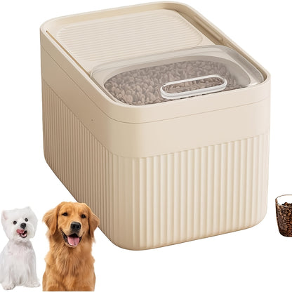 Airtight Pet Food Storage Container – Large Easy-Open Lid Leak-Proof Dry Food Dispenser for Dogs Cats & Small Animals