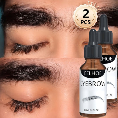 Lash & Brow Growth Serum 2-Pack – Thickening Lengthening Curling Eyelash Serum for Fuller Upper Lower Lashes | Eyebrow Serum for Sparse