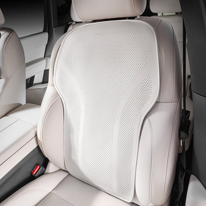 Perforated Car Seat Cushion Single Pad with 45 x 55cm Size and Black, White, Orange or Brown Color Options