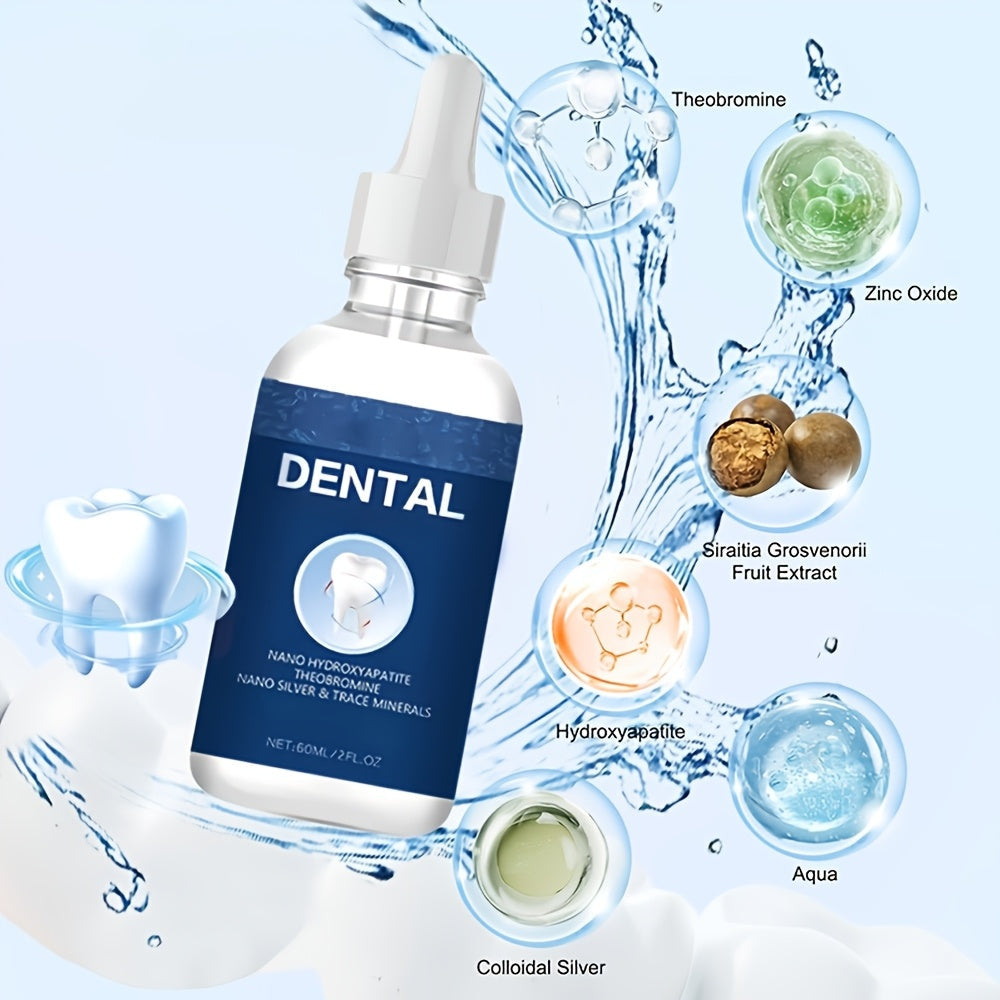 Oral Care Drops with Hydroxyapatite, True Tooth Care Solution for Cavity Protection, Enamel Strengthening & Sensitive Teeth