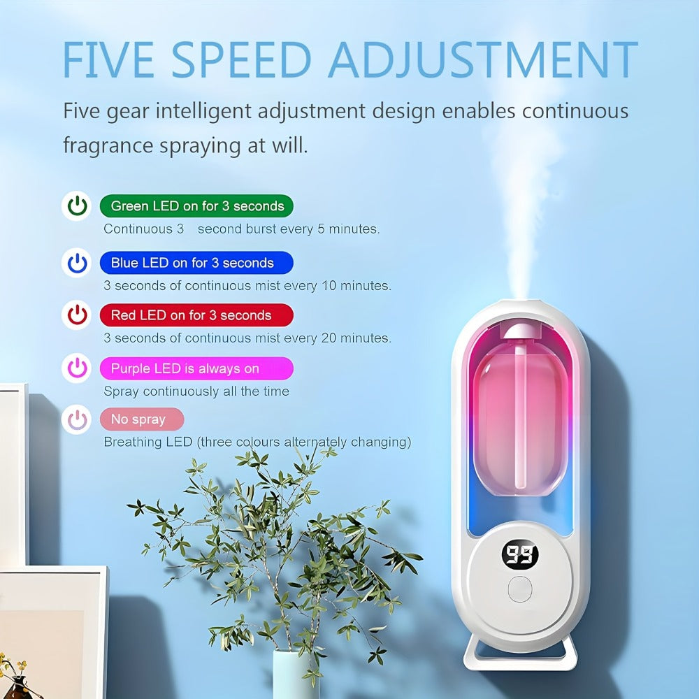 Aromatherapy Diffuser with Essential Oils 2-in-1 Humidifier - Hotel Scent Home Fragrance Machine with Natural French Essential Oils