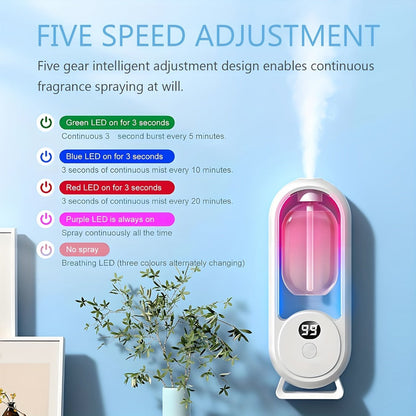 Aromatherapy Diffuser with Essential Oils 2-in-1 Humidifier - Hotel Scent Home Fragrance Machine with Natural French Essential Oils