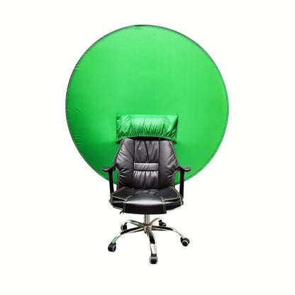 Folding Green Screen Background Frame Studio Kit | Portable Collapsible Backdrop for Live Streaming, Photography, Gaming, Video Calls