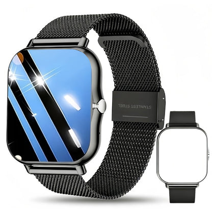 Smartwatch with Calling, Heart Rate and Sleep Displays, Sport Modes and Magnetic Charging for Daily Wear