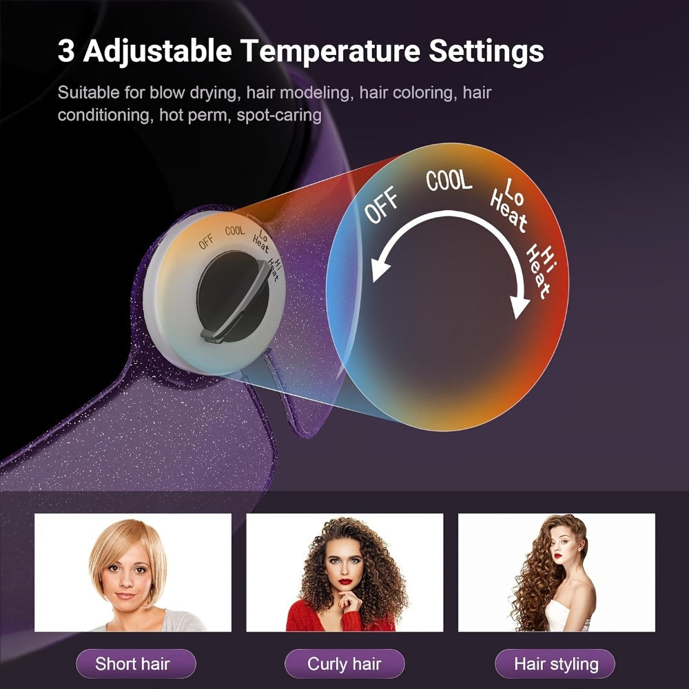 Ionic Floor-Standing Hooded Hair Dryer 1875W, Adjustable Height Professional Salon Hood Dryer for Deep