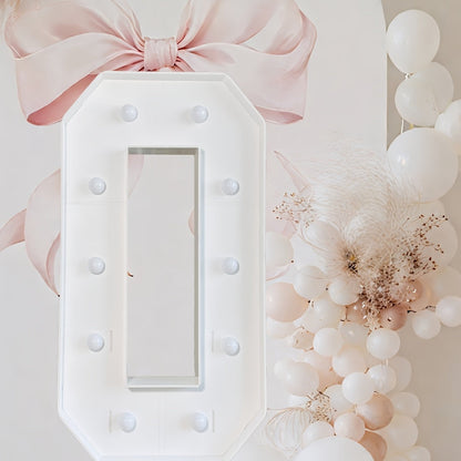 Marquee Letter Lights White LED - 3FT Light Up Letters A-Z for Birthday, Anniversary, Wedding & Party Decor