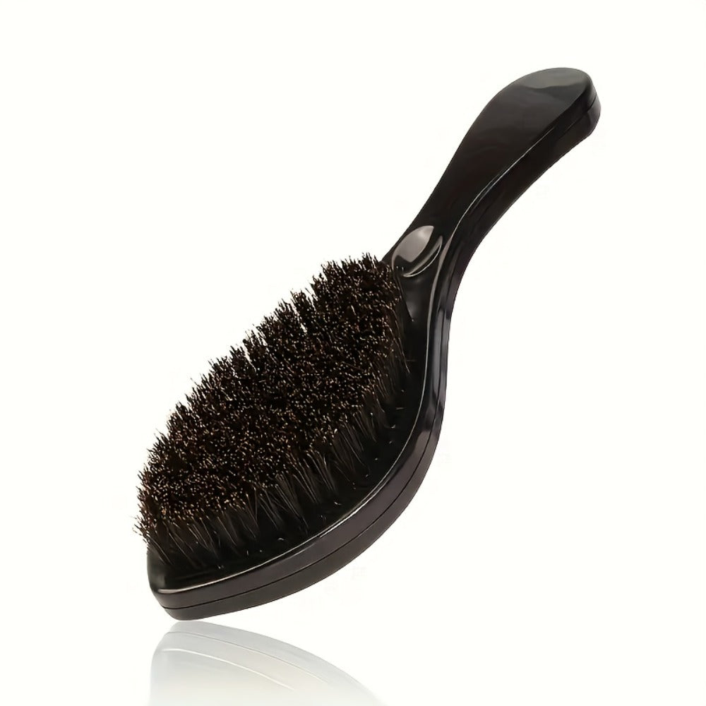 360 Wave Brush for Men with Heavy-Duty Nylon Bristles & Non-Slip ABS Handle – Professional Wave Training, Curl Defining & Updo Styling Tool