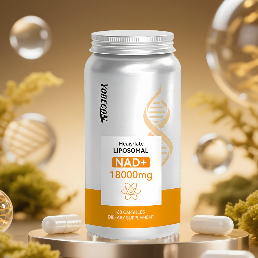 NAD+ Booster Liposomal 18000mg with Quercetin, Trans-Resveratrol & D-Ribose for Energy, Focus, Anti-Ageing & Antioxidant Support