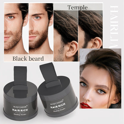 Beard Touch-Up Powder for Men - Instant Gray Coverage Beard Filler for Sparse Patchy Beard for Makeup, Travel and Everyday Vanity Use