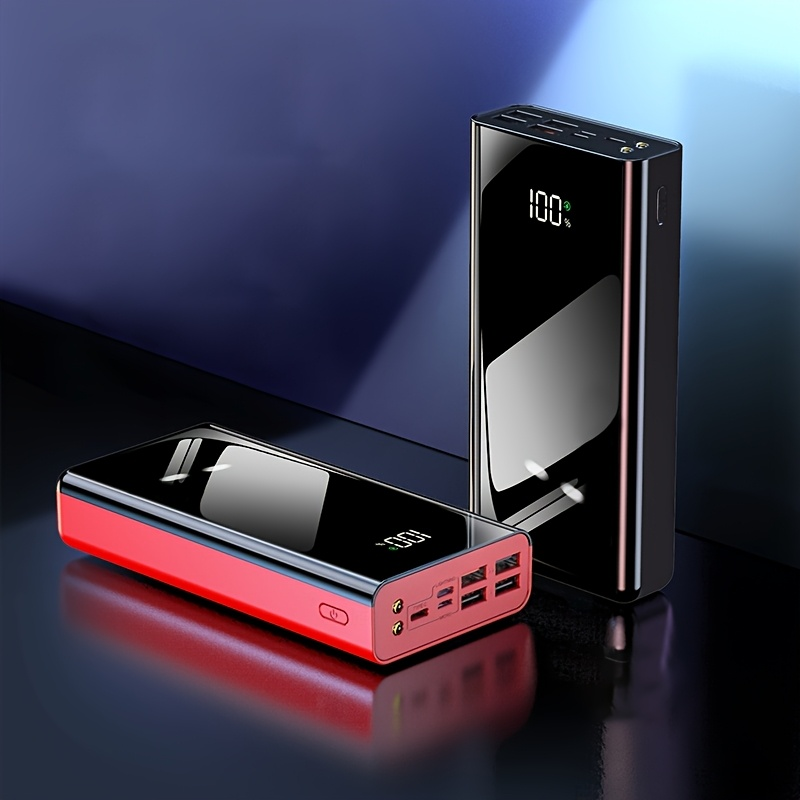 Portable Charger 50000mAh Large Power Bank LED Light Power Display Multi-Port USB-C Micro for an Everyday Personal Care Routine