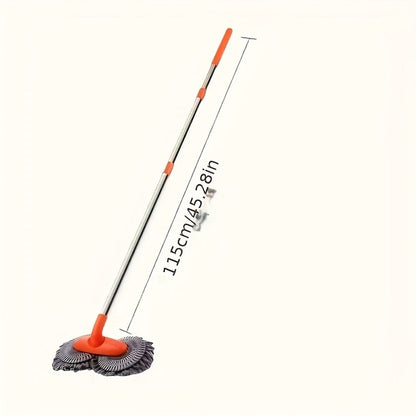 Car Wash Mop with Three-Stage Extension Handle, Rotating Microfiber Head and Replacement Head Option