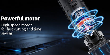 Hair Clipper Kemei KM-2299 Cordless Trimmer with USB Charging, Six Guide Combs and 180-Minute Runtime