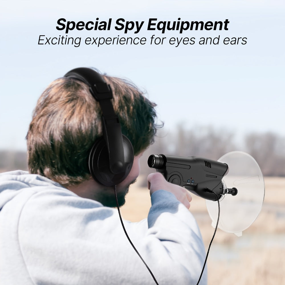 Bionic Ear Monocular Bird Listening Device 8x Magnification, ProSound Digital Sound Amplifier, Long Range 1200M