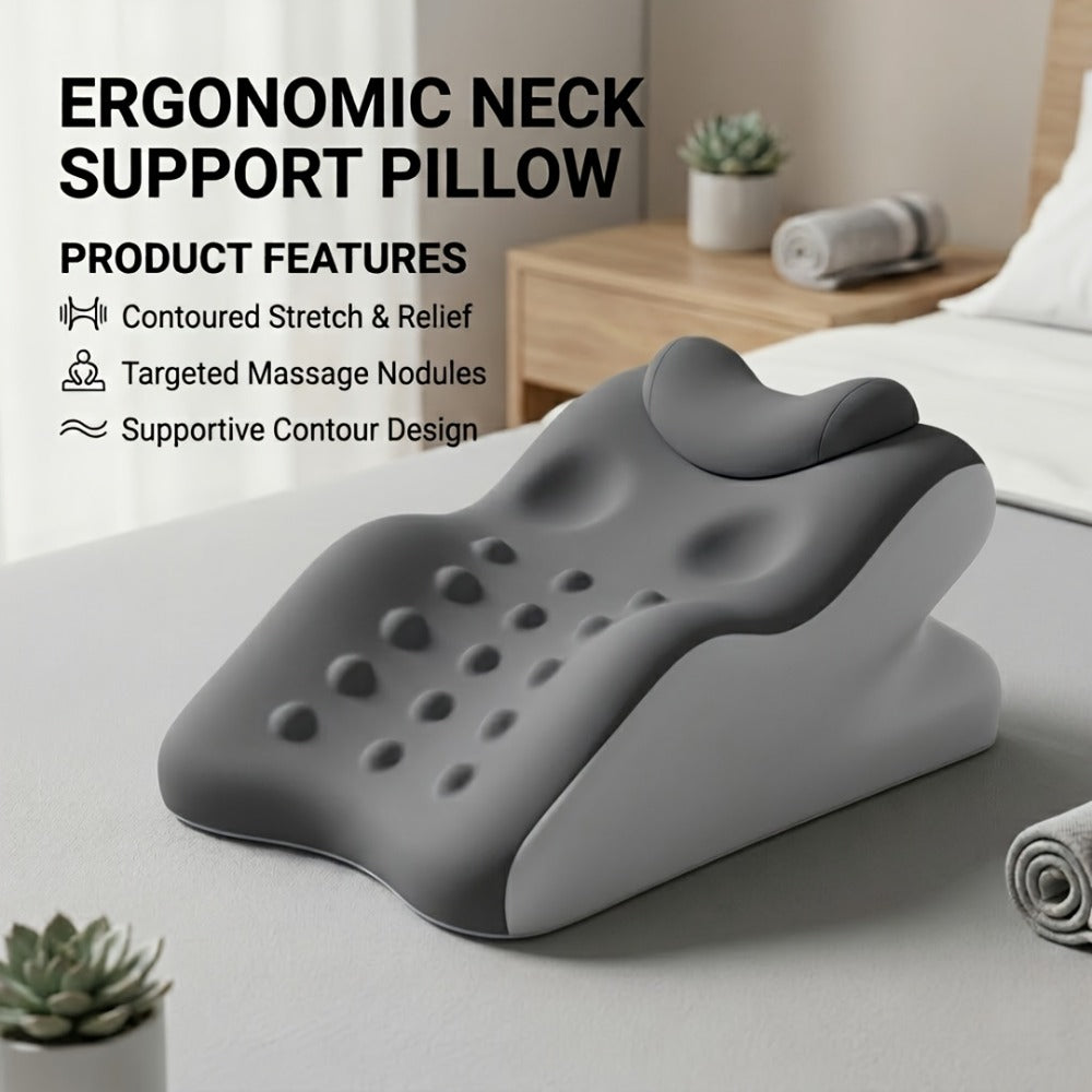 Wedge Pillow Memory Foam – Ergonomic Cervical & Lumbar Support for Stomach, Side & Back Sleepers | Breathable Removable Washable Cover