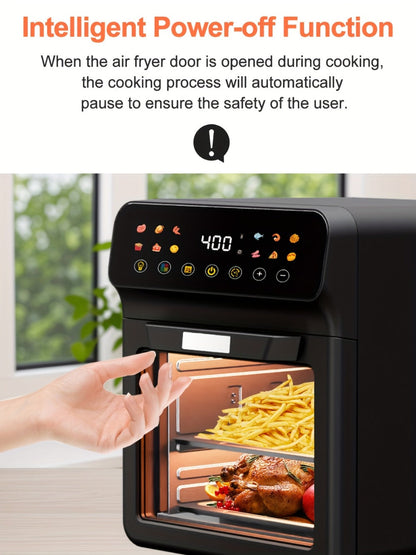 Air Fryer Toaster Oven Combo Extra Large, 12-Quart Countertop Convection Oven with Digital Touchscreen
