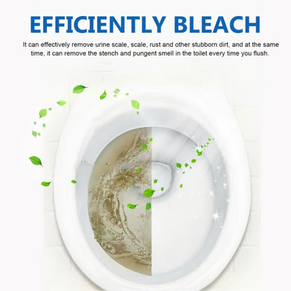 Yellow Toilet Bowl Cleaner Tablets with Lemon Graphics and 24-Piece Box Option in Pictured 10 x 14 cm Package
