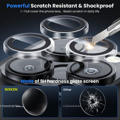 iPhone Camera Lens Protector 5PCS Multi-Color Set – Rear Camera Cover for iPhone 11 / 14 / 14 Plus / 15 Pro / 15 Pro Max