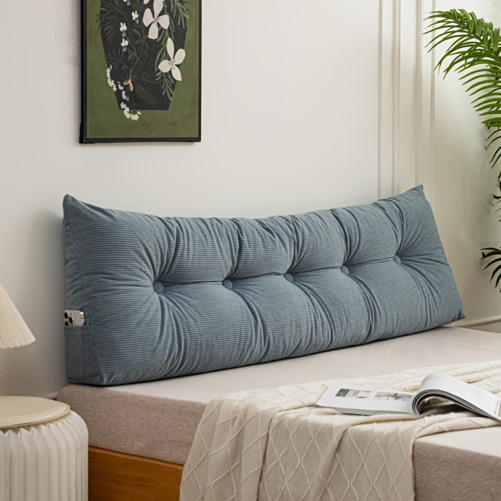 Tufted Triangular Backrest Cushion in Five Colors and Three Lengths from 59.06 to 78.74 Inches