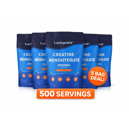Micronized Creatine Monohydrate Powder 500g, 5000mg Per Serving, Pure Unflavored, cGMP, Third-Party Tested