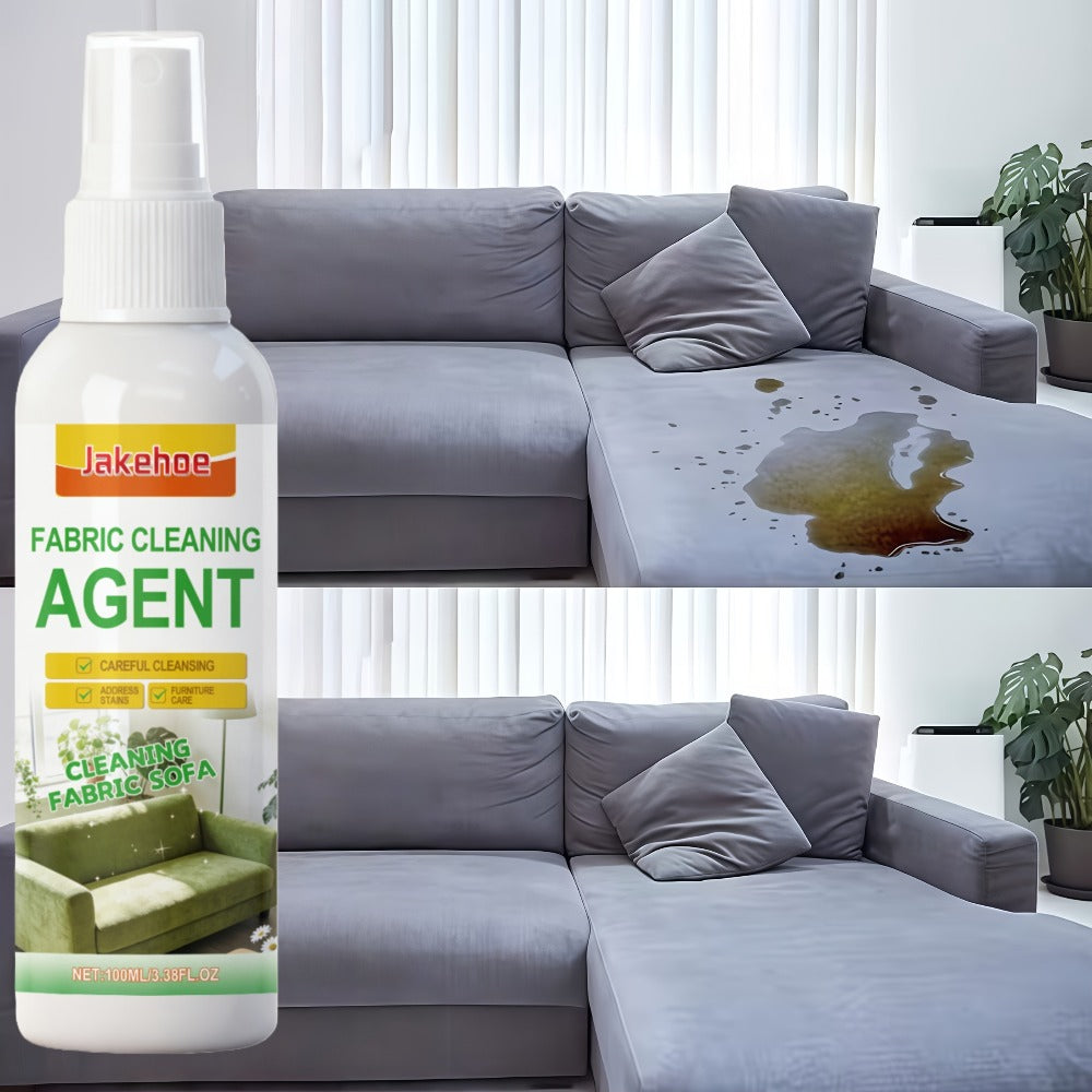 Sofa Cleaner Spray Fabric Stain Remover for Couch Car Interior Upholstery Safe Quick-Drying for Entryways, Bedrooms and Living Spaces