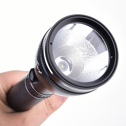 Rechargeable Flashlight 4000mAh Long Battery Life, High- Built-In Battery Outdoor Torch for Entryways, Bedrooms and Living Spaces