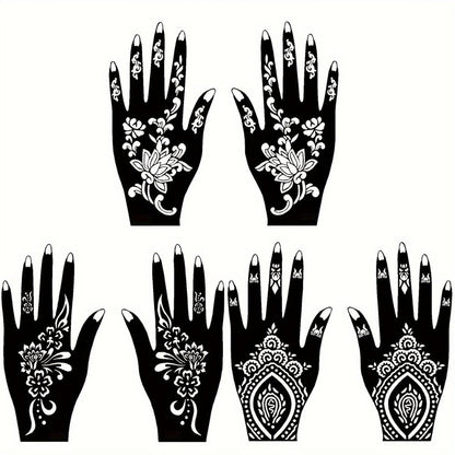 Fake Freckles Jagua Gel Kit Semi-Permanent Temporary Tattoo Ink, 3 Brown & Red Ink Bottles, 6 Stencils &