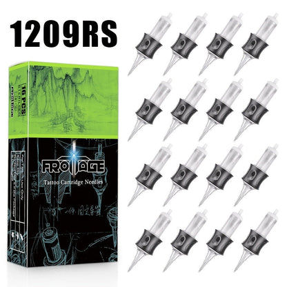 Tattoo Cartridge Needles with Frotage Label, 26 Retained RL RLT RS CM and M1 Cartridge Size Options