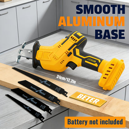 Reciprocating Saw Brushless Cordless for DeWalt 20V Battery, 0-3500 SPM Variable Speed, Tool-Free Blade Change