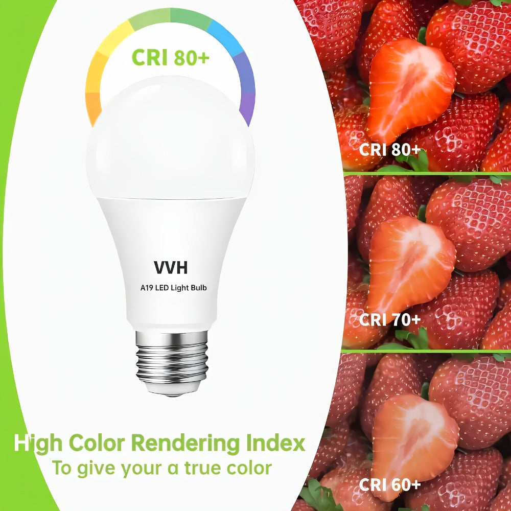 3-Way A19 Light Bulb 50 100 150W Equivalent 1500 Lumens E26 Medium Base – Warm White 2700K & Daylight 5000K Three-Way Bulb for Bedroom