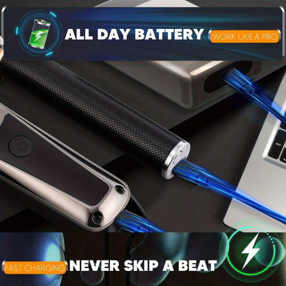 Hair Clipper Whistpot Single or Three-Piece Grooming Kit with USB Charging, Displays and Four Source Options