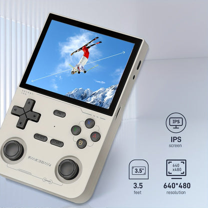 Portable Handheld Game Console Open 3.5 Inch IPS Screen 64GB TF Card Pre-Installed Emulator Ultra Long Battery OTG