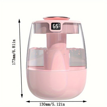 Ultrasonic Humidifier for Bedroom Desktop 1300ml Large Dual Spray Quiet Operation 10H Runtime for Entryways, Bedrooms and Living Spaces