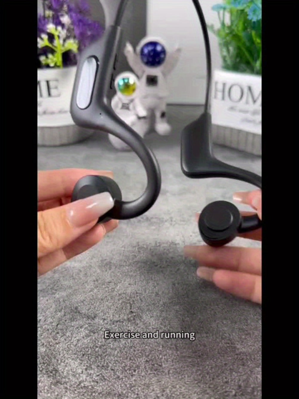 Open Ear Sports Headphones with Microphone Battery True Wireless Bluetooth Earphones for Running for an Everyday Personal Care Routine