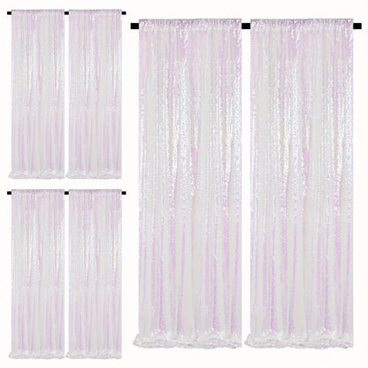 Sequin Backdrop Curtains 2FTx8FT Glitter Photography Background Panels for Party Wedding Birthday for an Everyday Personal Care Routine