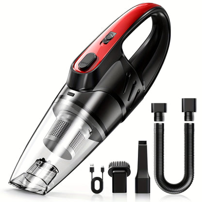 Model 807 Cordless Car Vacuum Cleaner with 6000Pa Pictured Rating, Five Accessories and Six Color Configurations