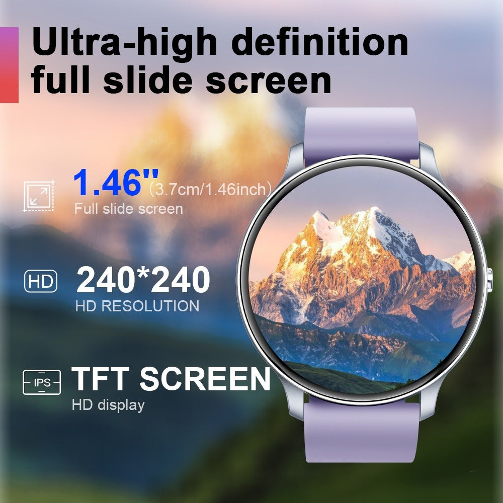Smartwatch IP68 marking 1.46" HD – 100+ Sport Modes, Wireless Calling, Music Control, Remote Camera, Sedentary Reminder – Unisex