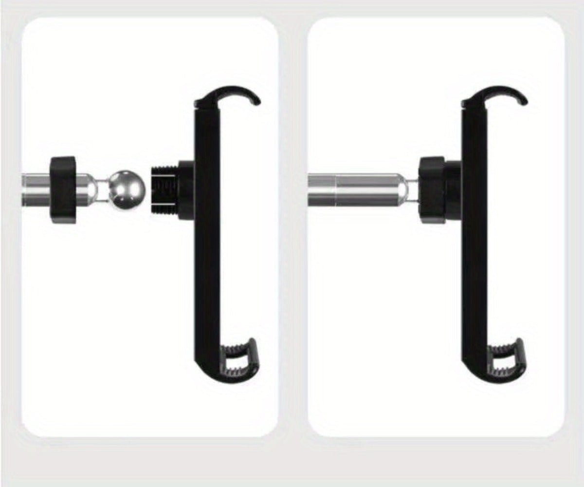 Floor Stand Phone Tablet Holder 68.9 Inch Flexible Gooseneck Lazy Bracket with 360° Rotating Head Foldable Adjustable Arm for Bed Sofa Desk