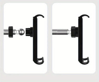 Floor Stand Phone Tablet Holder 68.9 Inch Flexible Gooseneck Lazy Bracket with 360° Rotating Head Foldable Adjustable Arm for Bed Sofa Desk