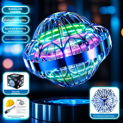 UFO Flying Ball Toy Smart Sensor Hovering Drone Hexagonal Spinning Saucer with the Listed Color, Size or Set Options for Everyday Use